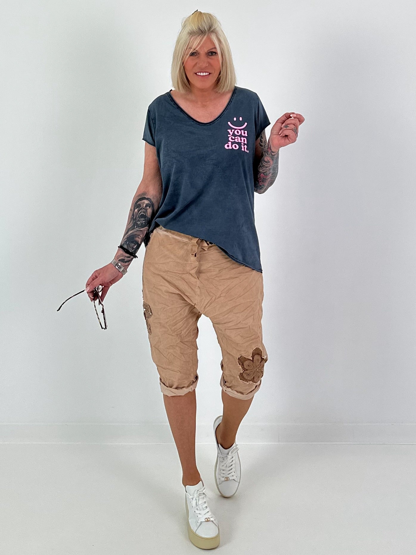T-Shirt You Can - denim blue