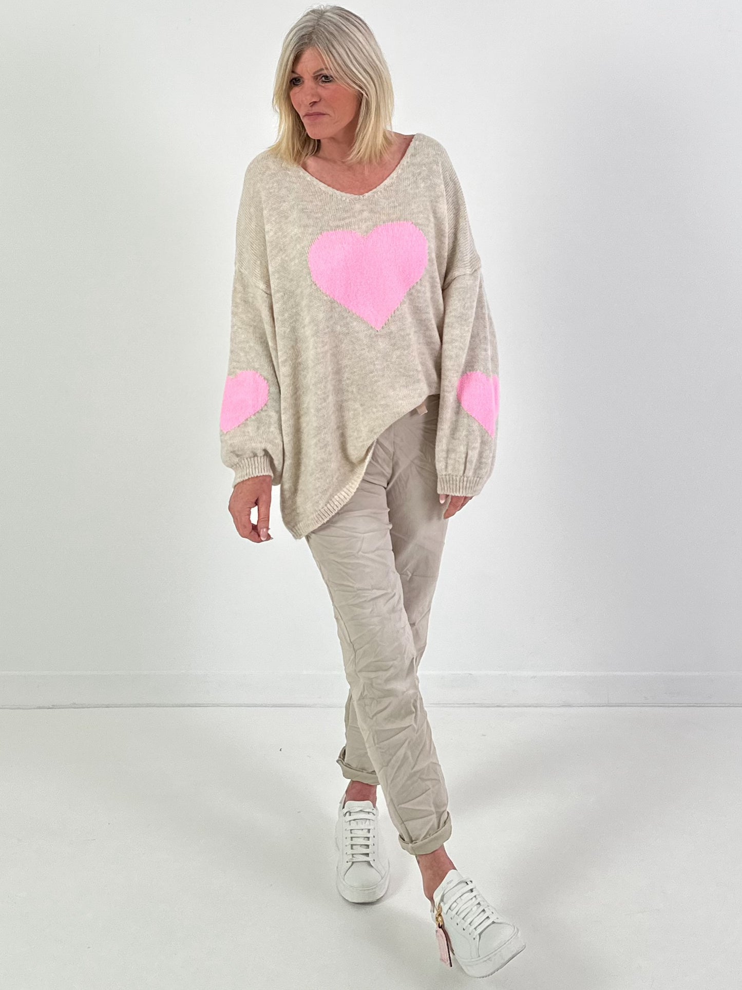 Hose Modell "Studs" - beige