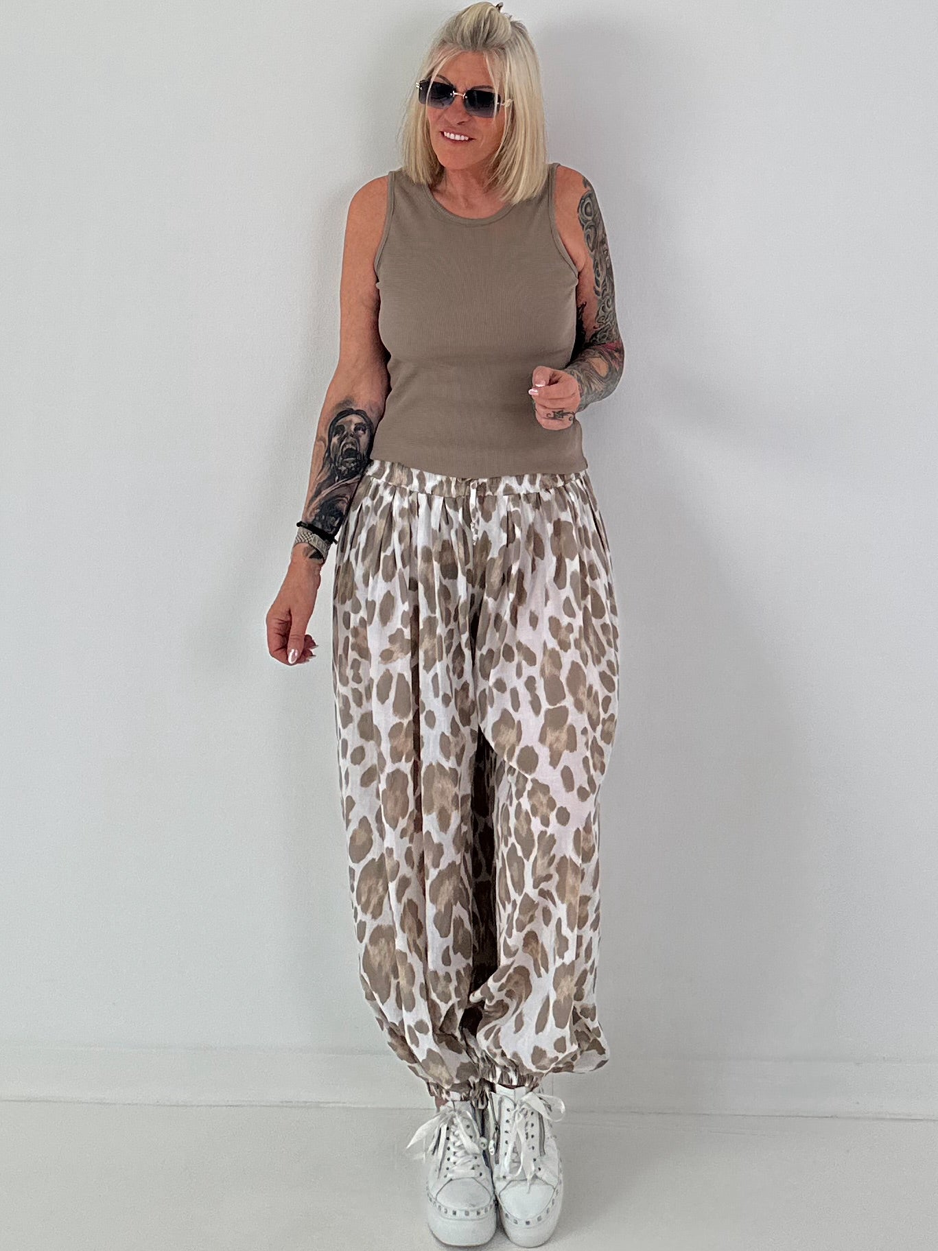 Ripp Tank Top  - taupe