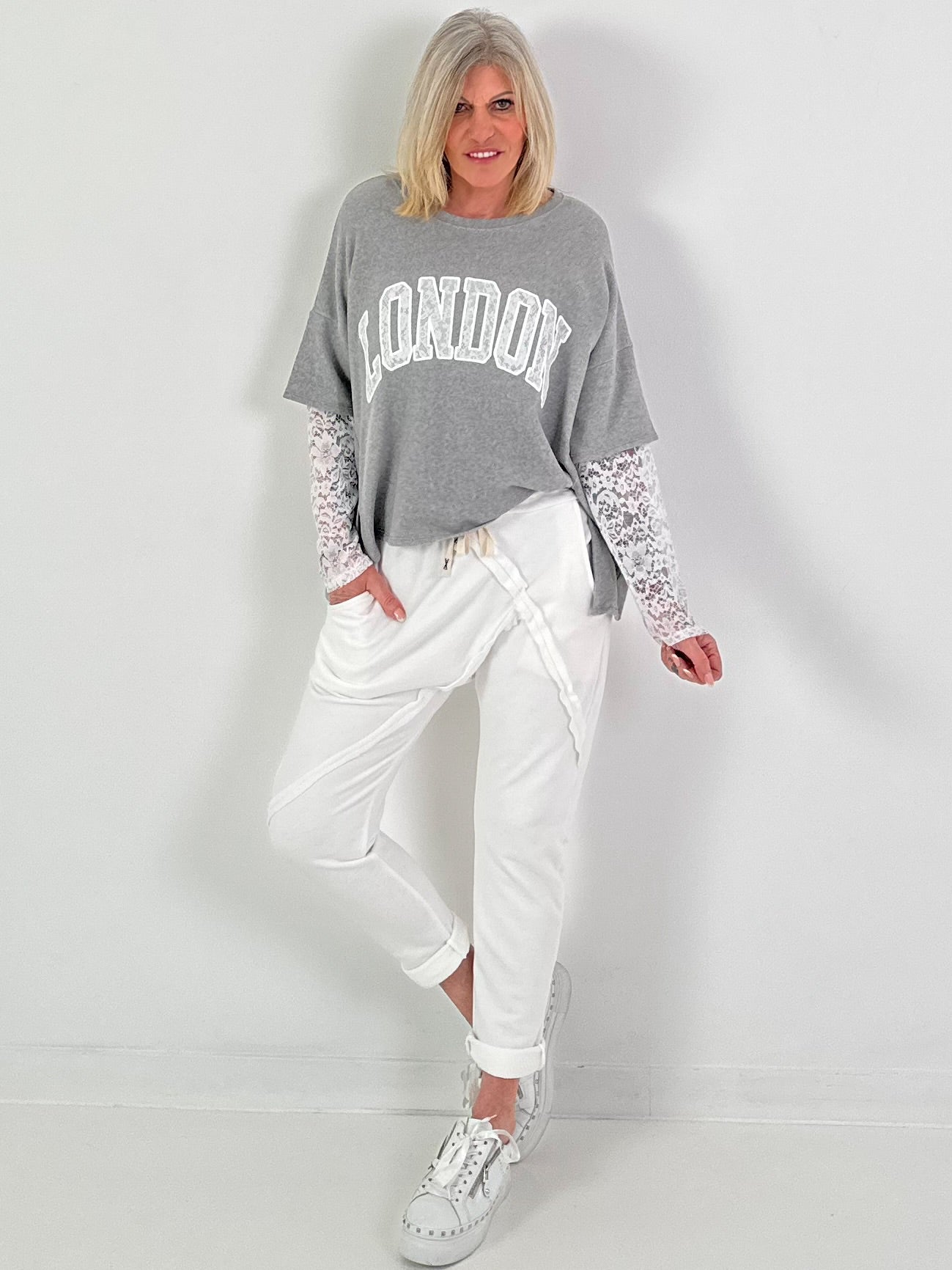 Sweater London - grau