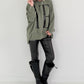 Oversized Hoodie YEAH - oliv