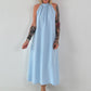 Klassisches Neckholder-Kleid - hellblau