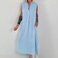 Luftiges Kleid - hellblau