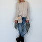 Kleine Felltasche / Phone Bag - creme