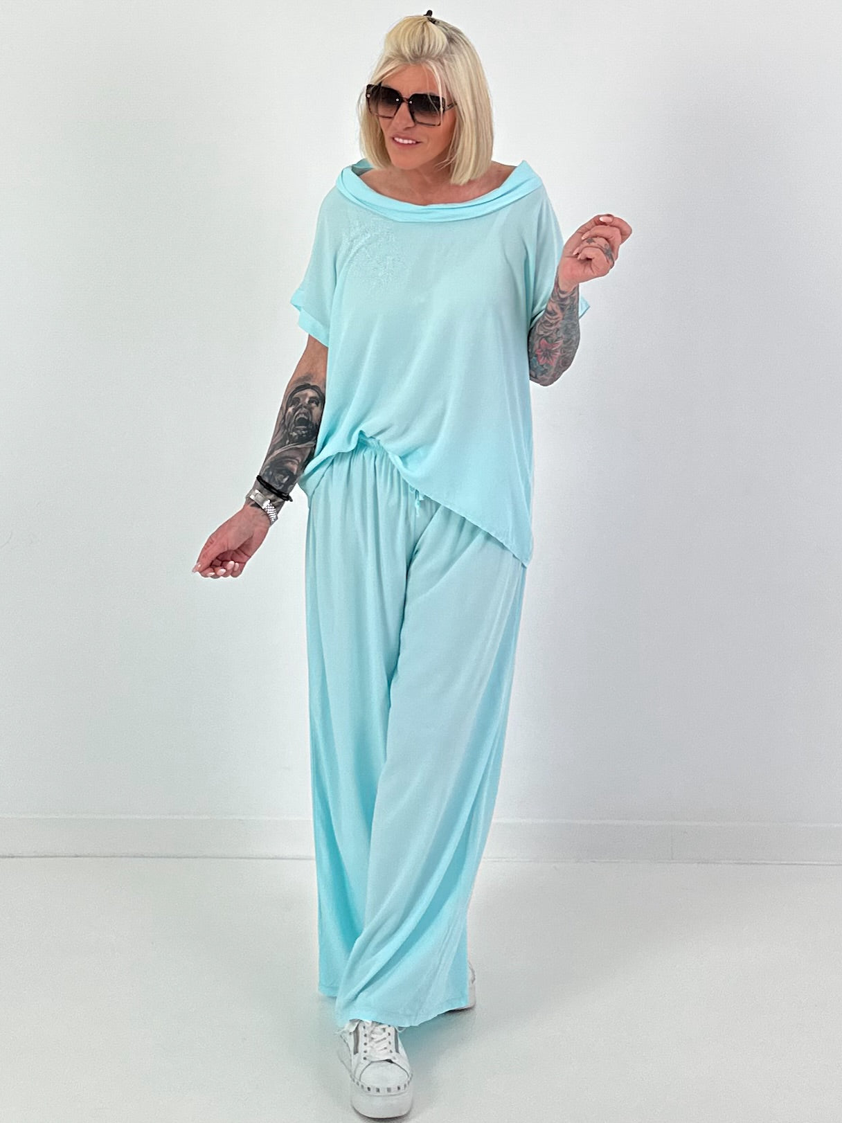 Leichter Zweiteiler - türkis