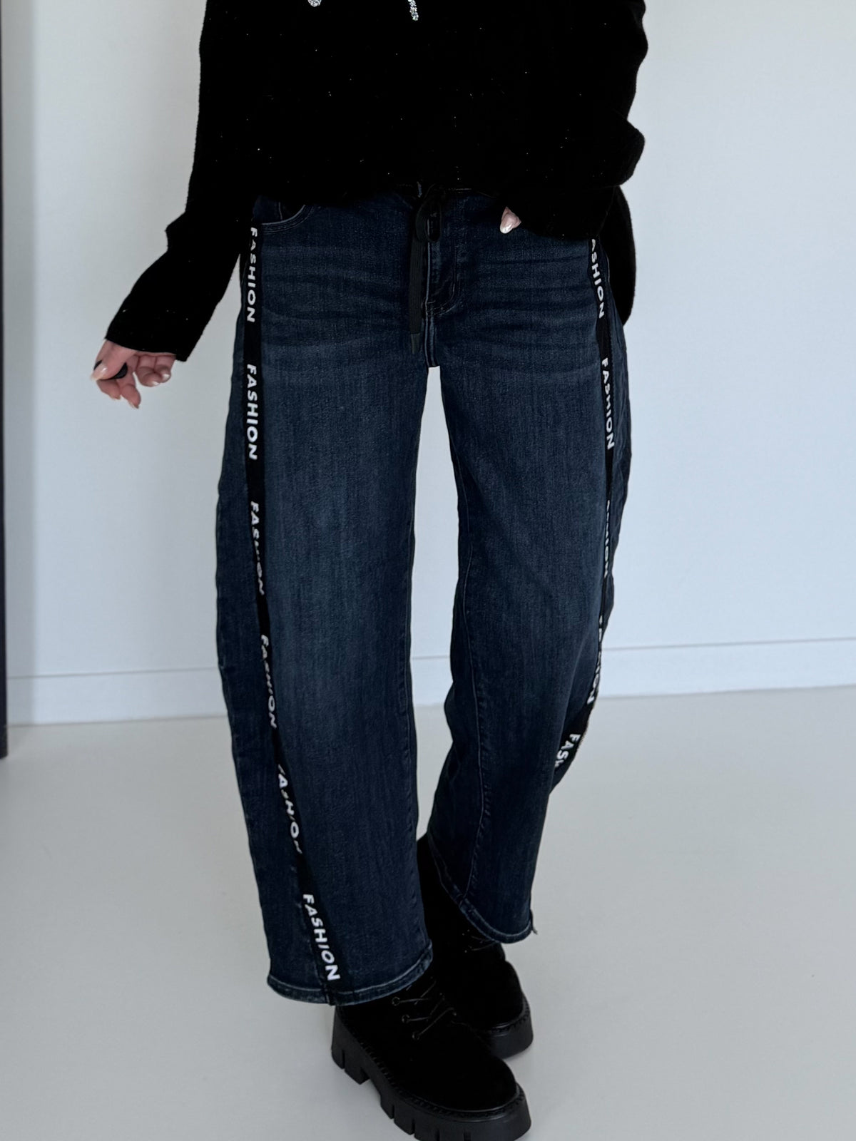 Ballonjeans Mode - donkere denim