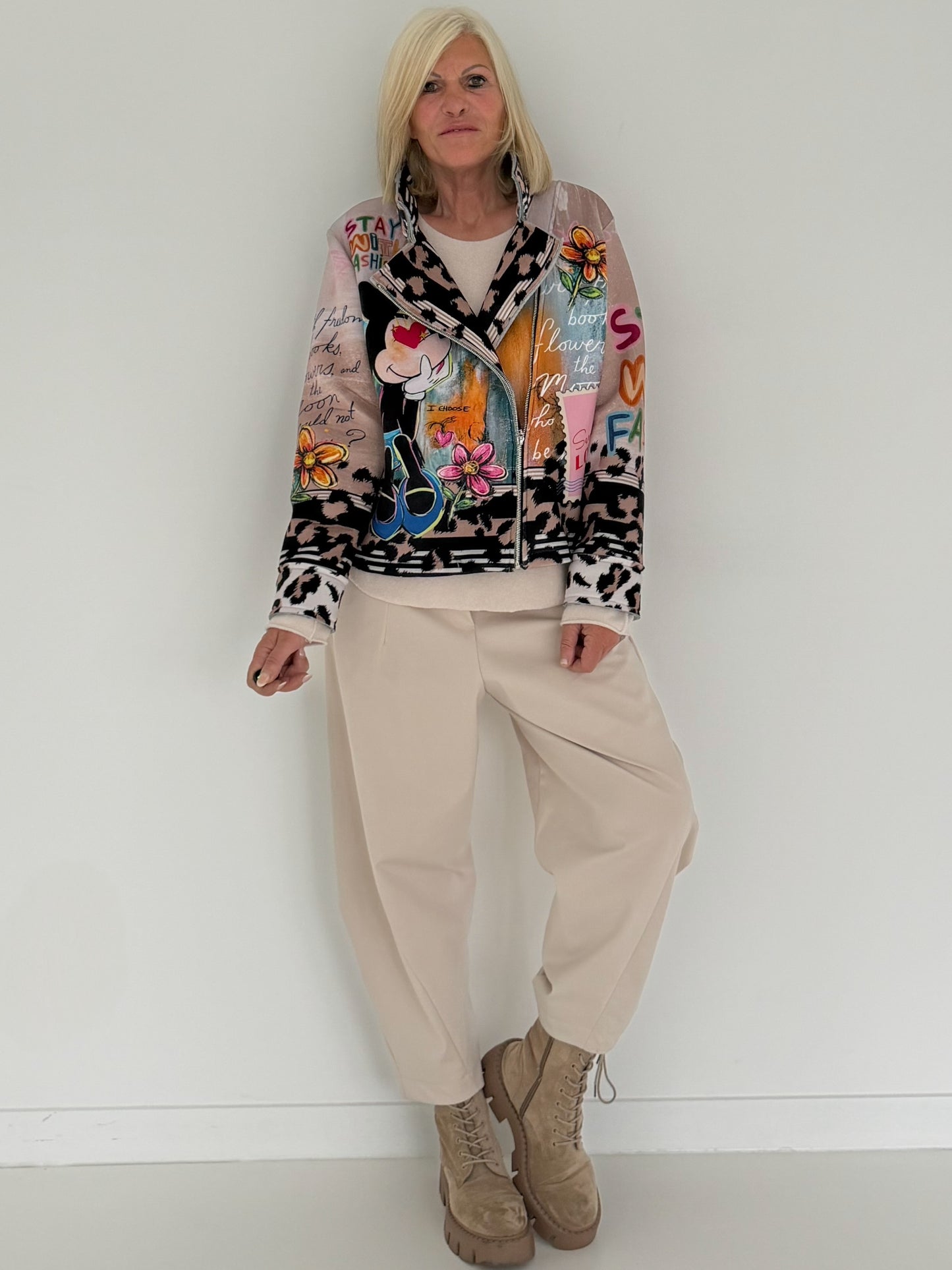 Jacke Stay With Fashion - leo-mehrfarbig ( lieferbar ab ca. 07.09.26)