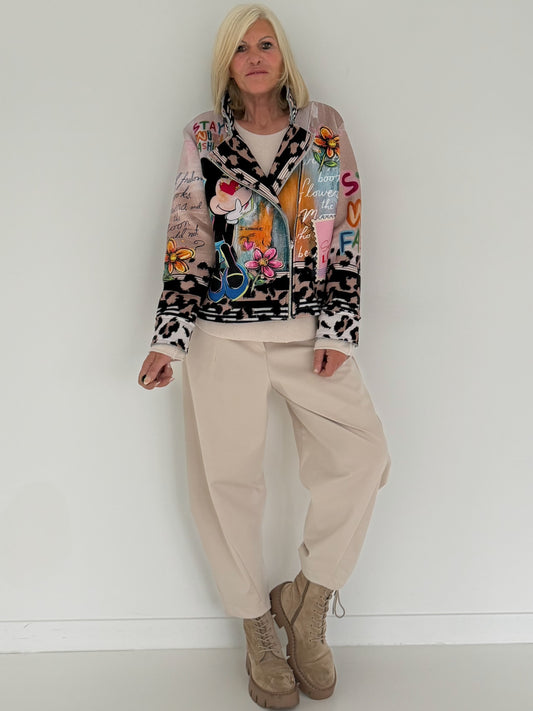 Jacke Stay With Fashion - leo-mehrfarbig ( lieferbar ab ca. 07.09.26)