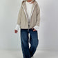 Light Jacket with Hood - beige