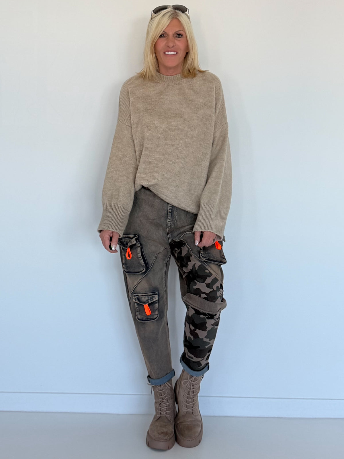Kuscheliger Pullover  - beige