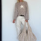 Kuscheliger Pullover mit Sternmotiv - taupe-beige