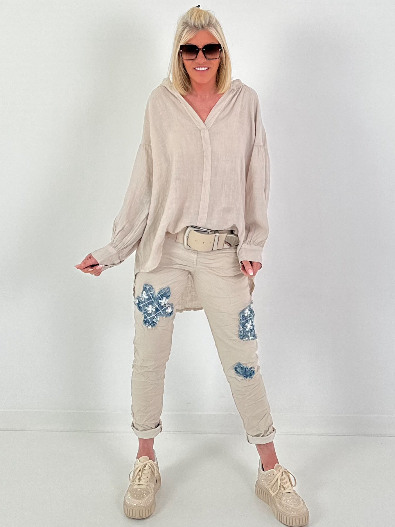 Pirate Tunic Linen - beige
