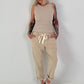 Ripp Tank Top  - beige