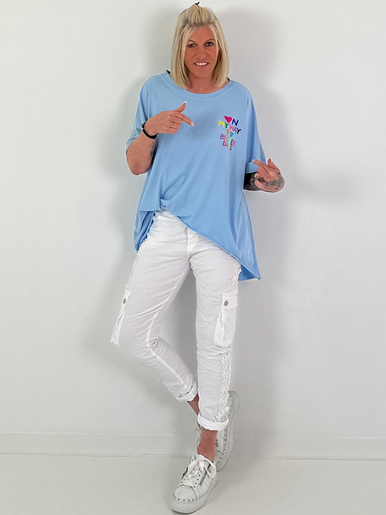 T-Shirt My Way - light blue