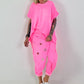 Oversized T-Shirt - neonpink