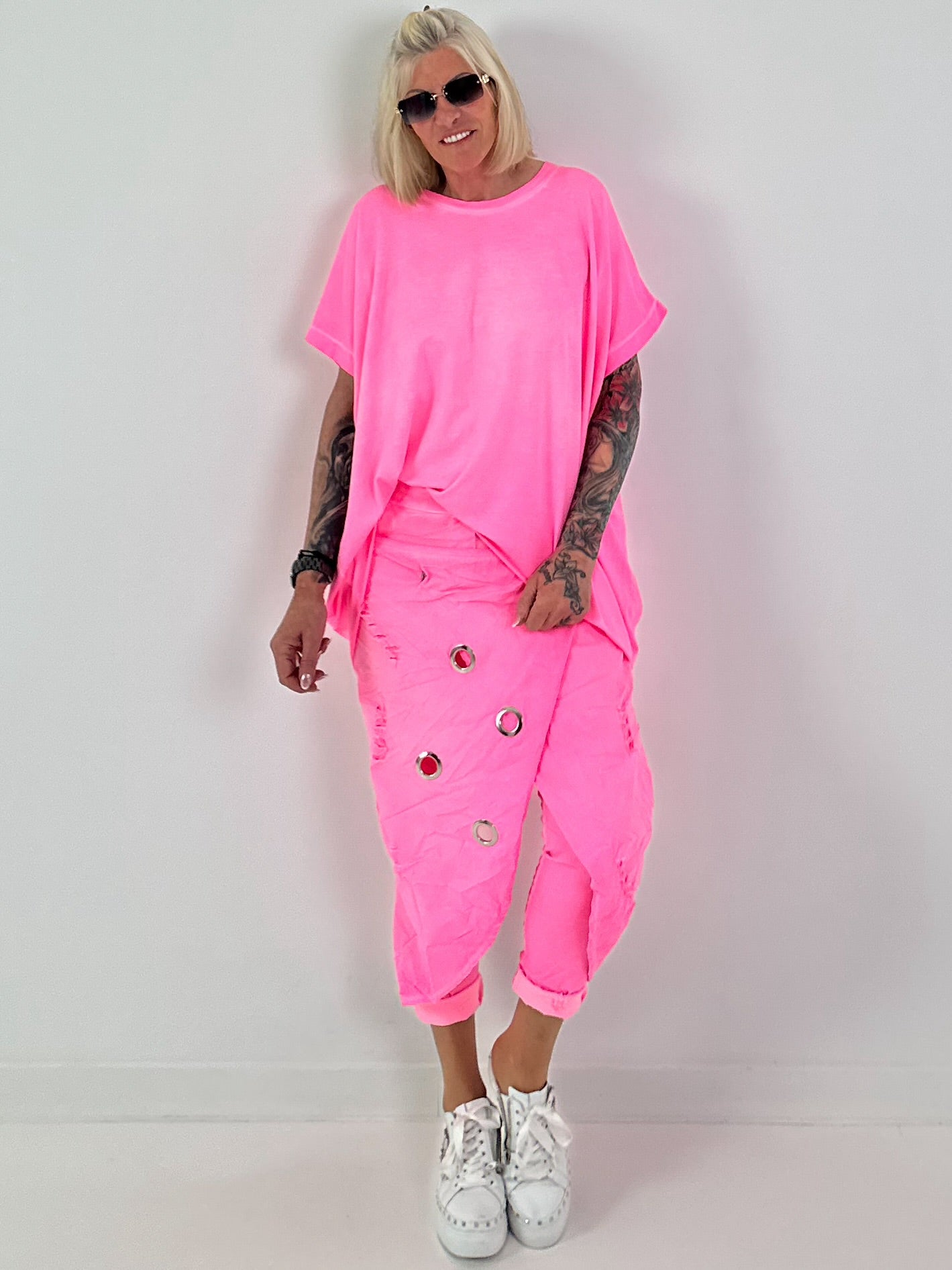 Oversized T-Shirt - neonpink