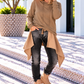 Waist Wrap in Wildlederoptik - beige