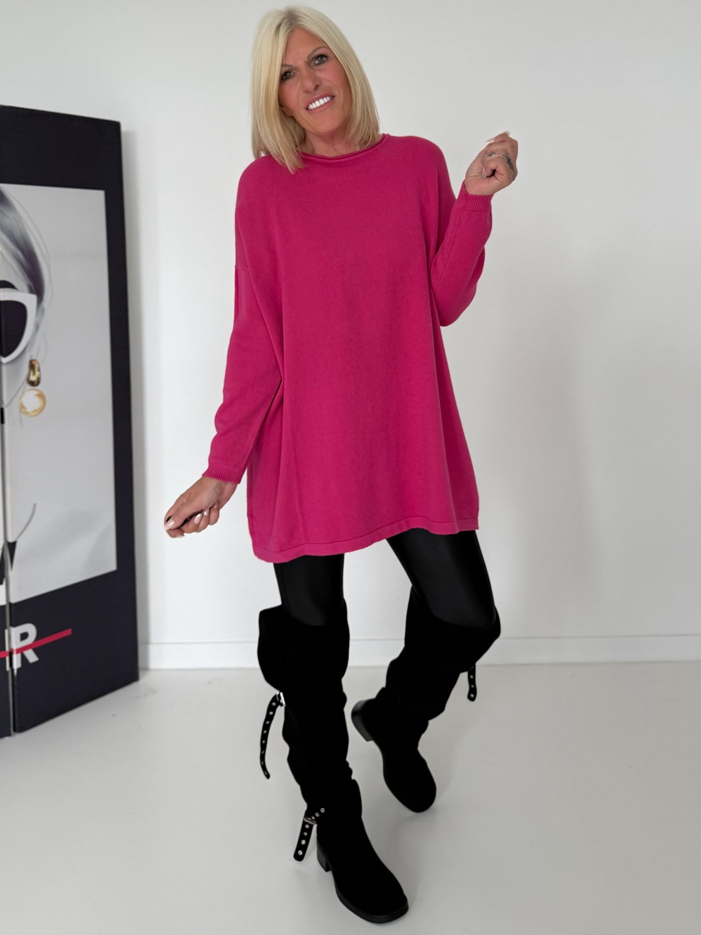 Longpullover - pink