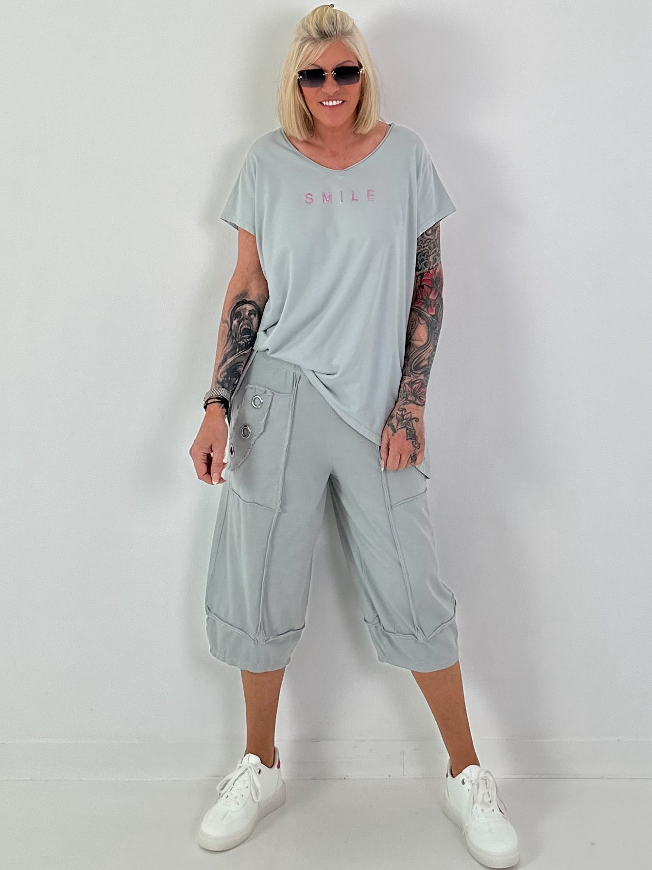 T-shirt Smile - grey