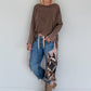 Jogg-Jeans im Used Look Horse - denim