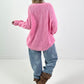 Trui model "Raw Rib" - roze