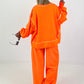 Sweater Love Yourself - neon orange