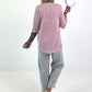 T-shirt with half sleeves - pink