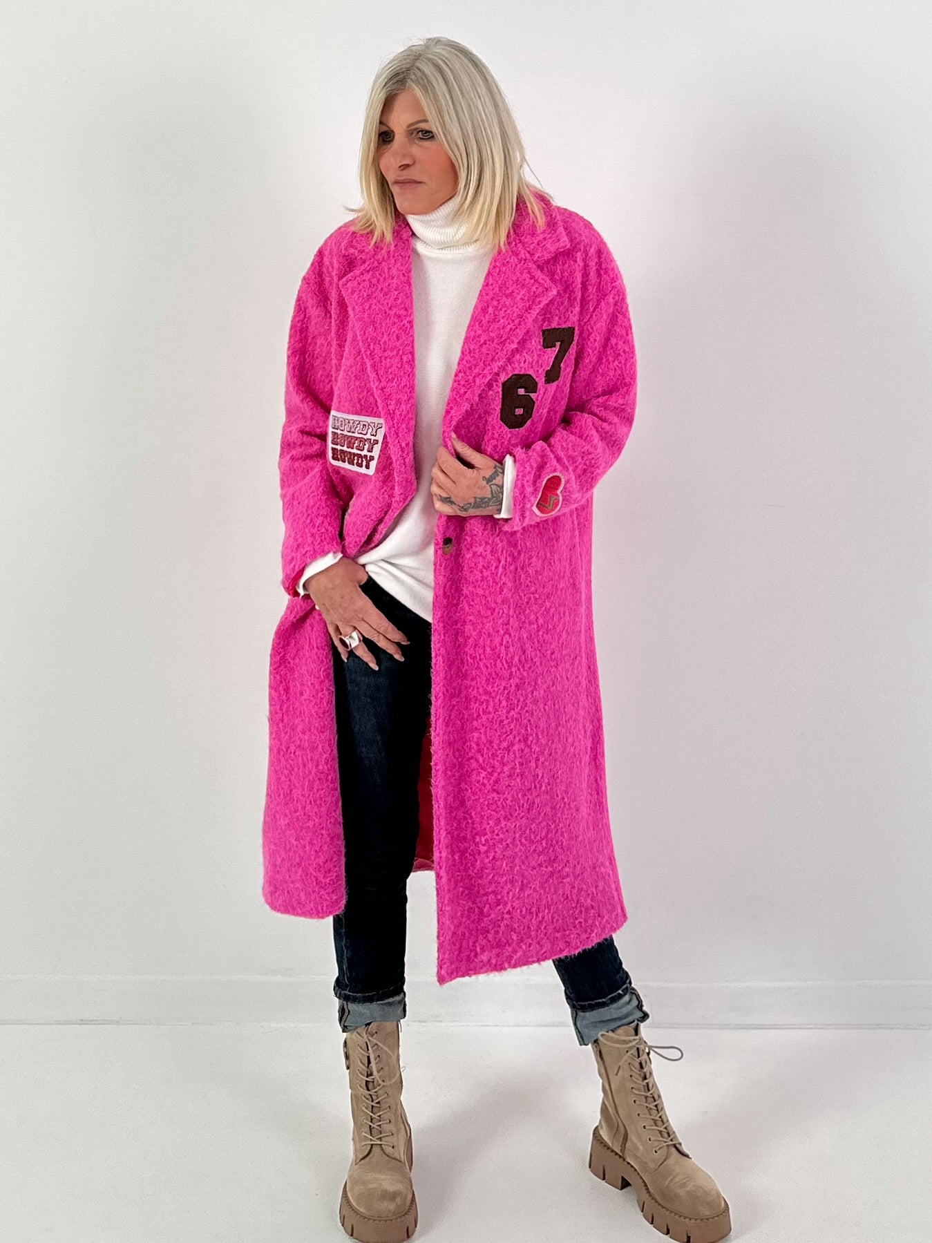 Jasmodel "Howdy Heart" - roze