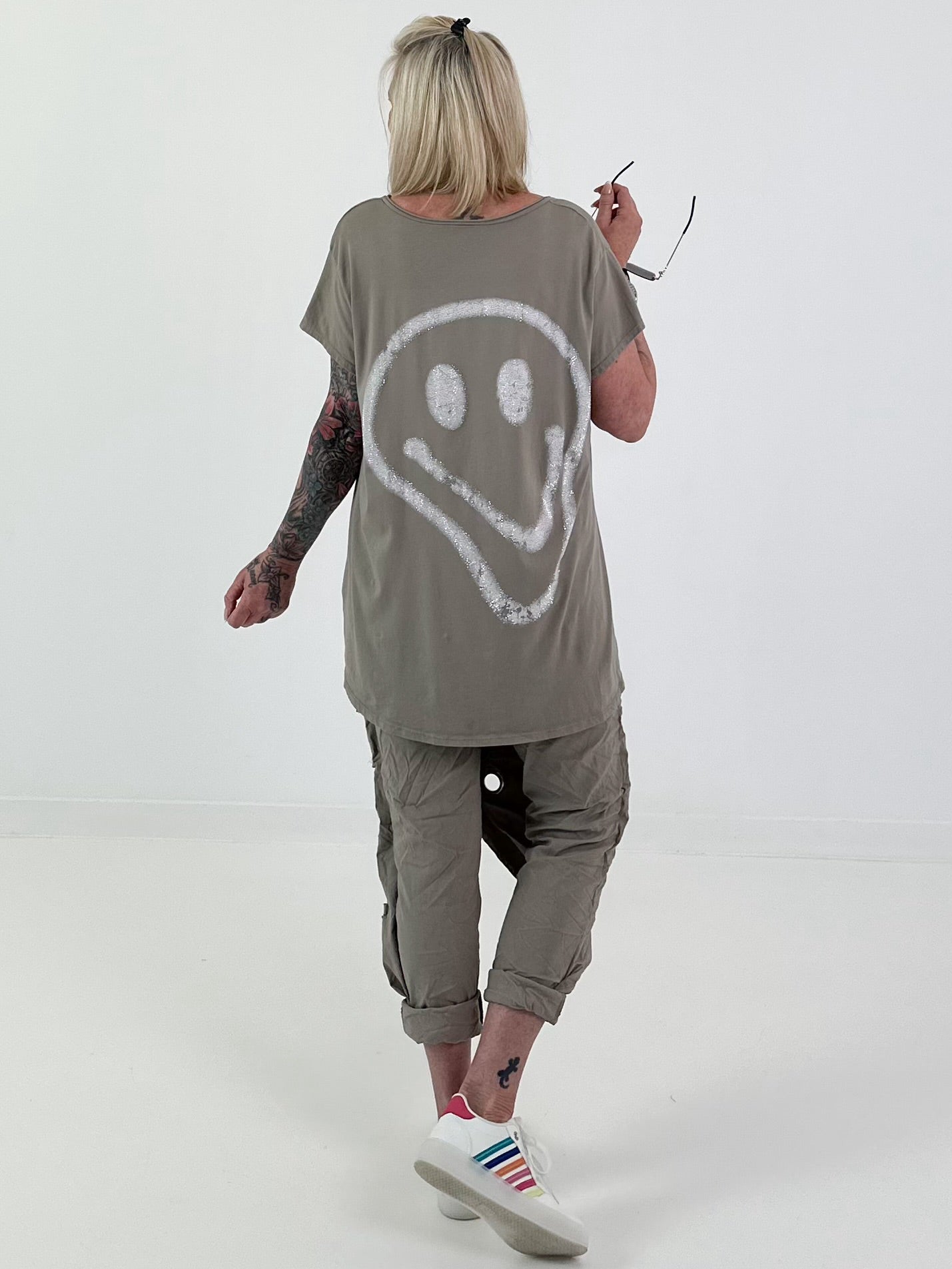 T-shirt Smile - taupe