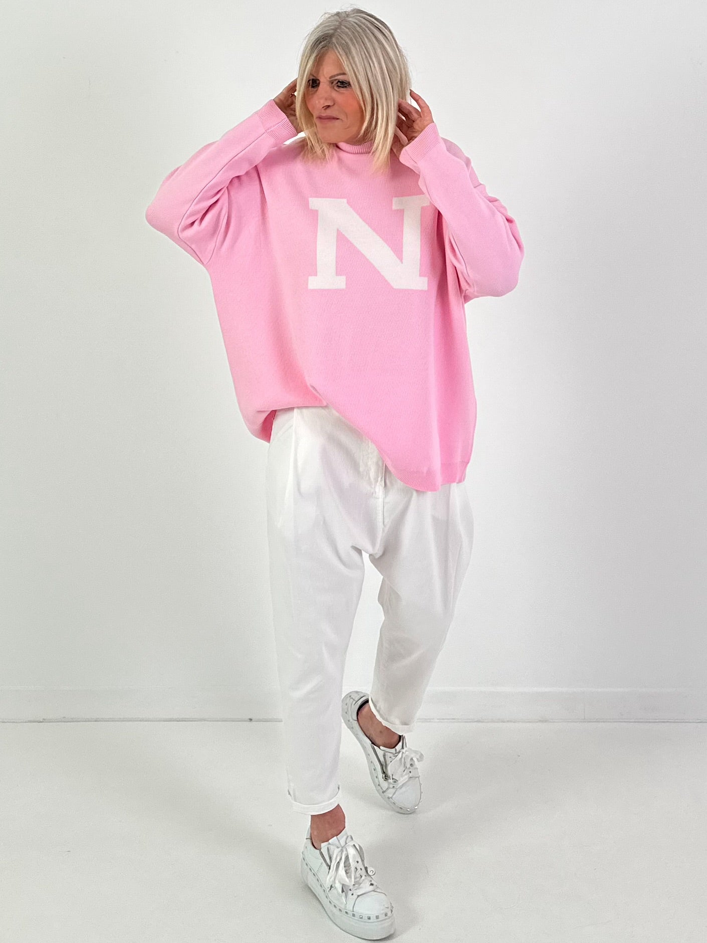 Pullover Modell "N-Edition" - rosa ( lieferbar ab ca. 12.12.25)