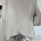 Kastiges Shirt - beige