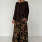 Weicher Oversized Pullover mit Rundhalsausschnitt - mokka
