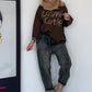 Sweater Cosmic Cutie - mokka