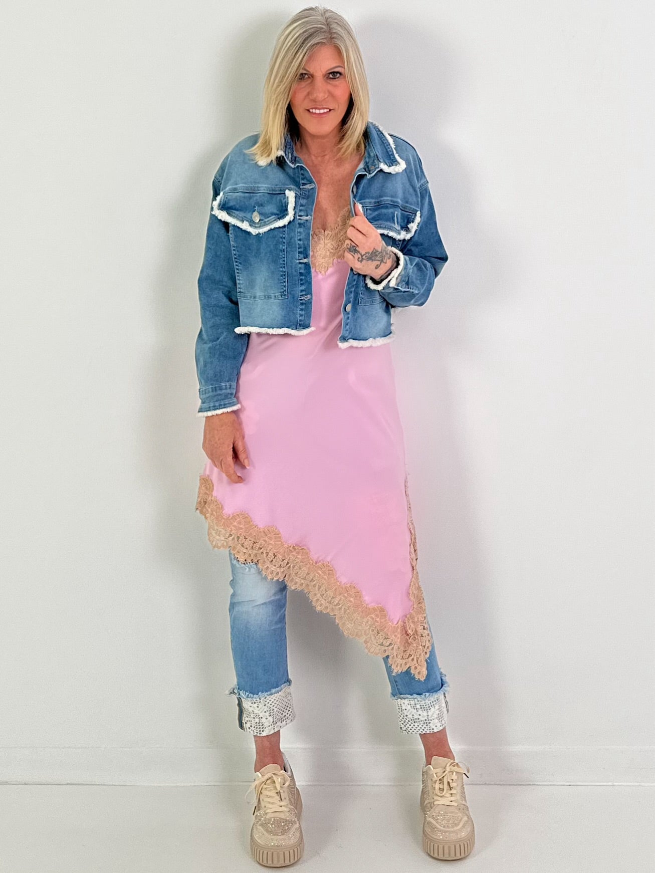 Denim jacket, model "Urban Wildcut" - denim