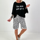 Oversized Shirt Show Must Go On - schwarz