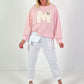 Sweatshirt model "Edition M" - pink