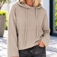 Ripp-Hoodie - beige