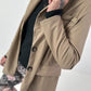 Blazer in Leder-Optik - taupe