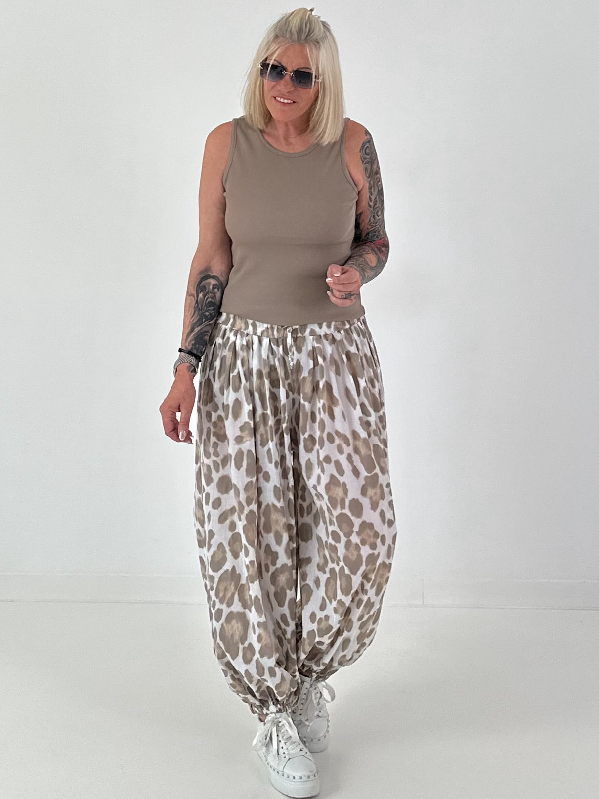 Ripp Tank Top  - taupe
