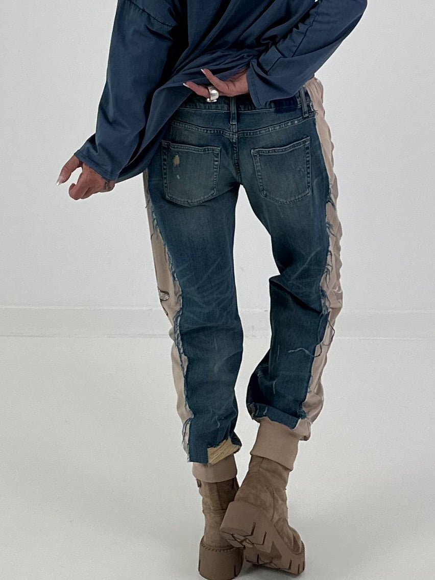 Jogg-Jeans im used Look Moonwalk Mouse - denim