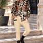 Bluse im Allover Leo-Look Chill Out - beige-taupe-mehrfarbig