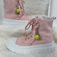 Hoge sneakers - roze