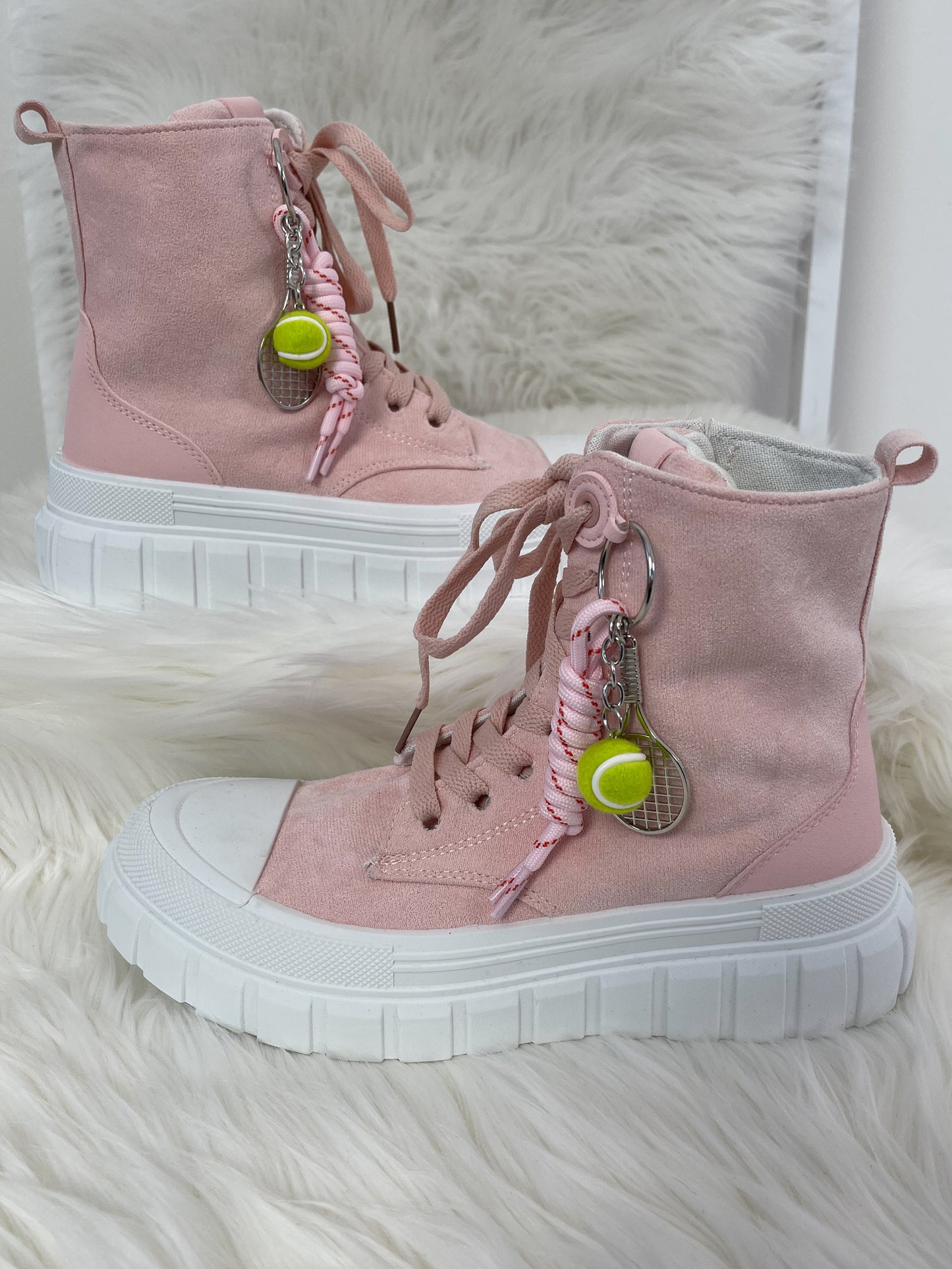 Hoge sneakers - roze