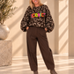 Leo Iconic Sweater - mocha multicolored
