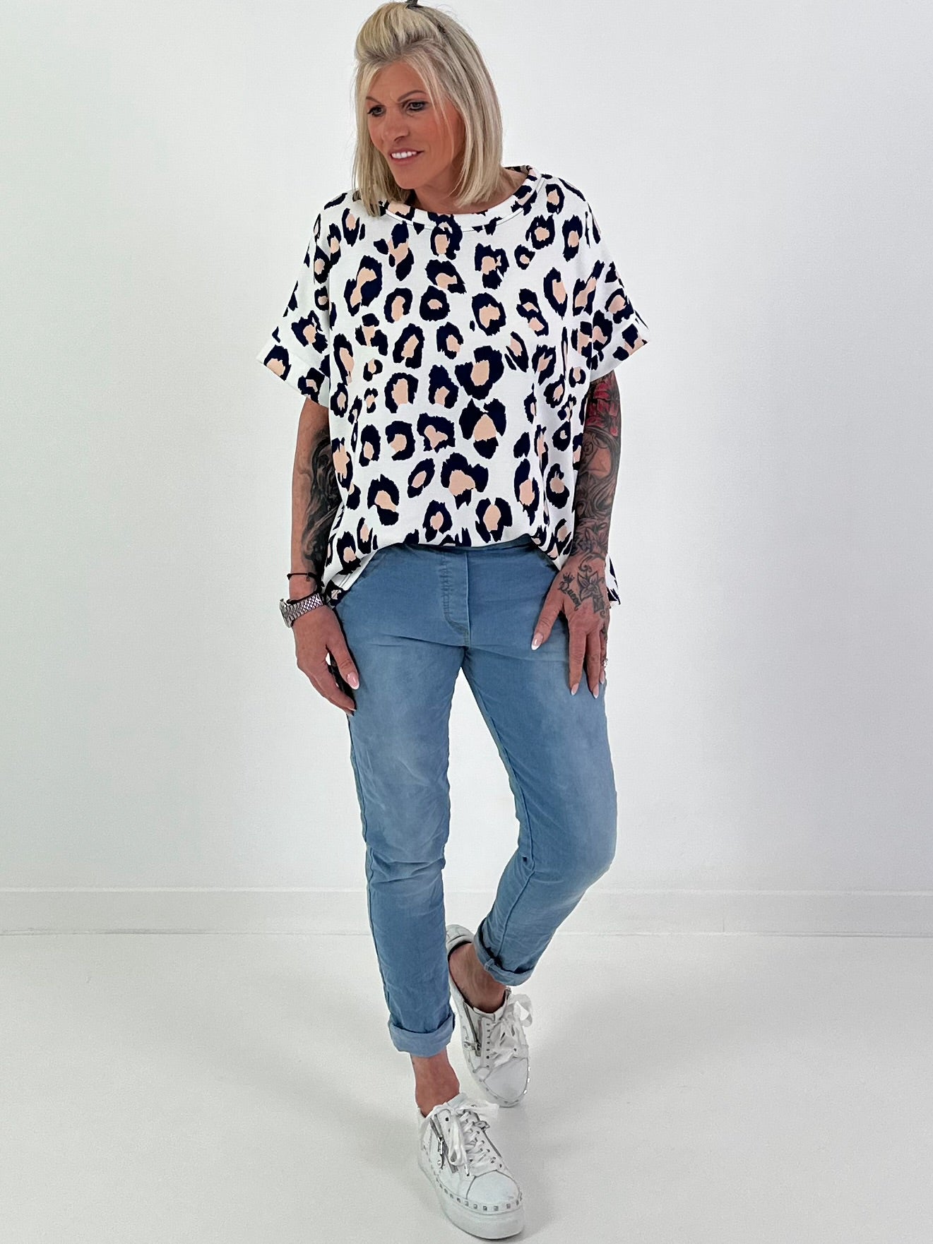 Sweatshirt Leo - dark blue