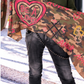 Waist Wrap in Wildlederoptik Be A Lover - mehrfarbig