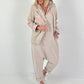 Blazer with embroidered heart - beige