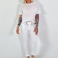 Linen T-shirt - white