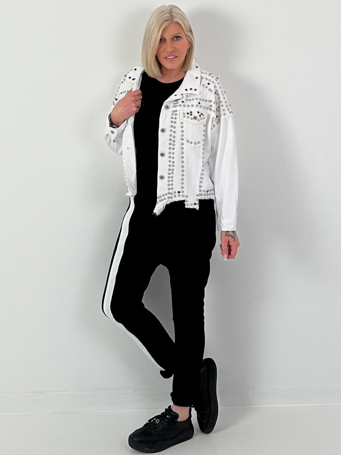 Jeansjacke Melly & Co. - weiss