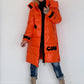 Cuel down coat - orange